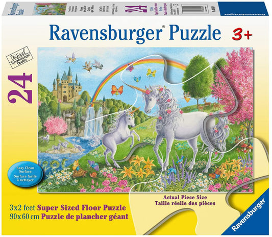 Floor Puzzle - Prancing Unicorns (24pc)