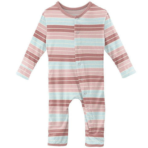 Coverall (Snaps/Zipper) - Active Stripe