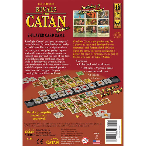 Game - Rivals For Catan: 2 Players Card Game Deluxe