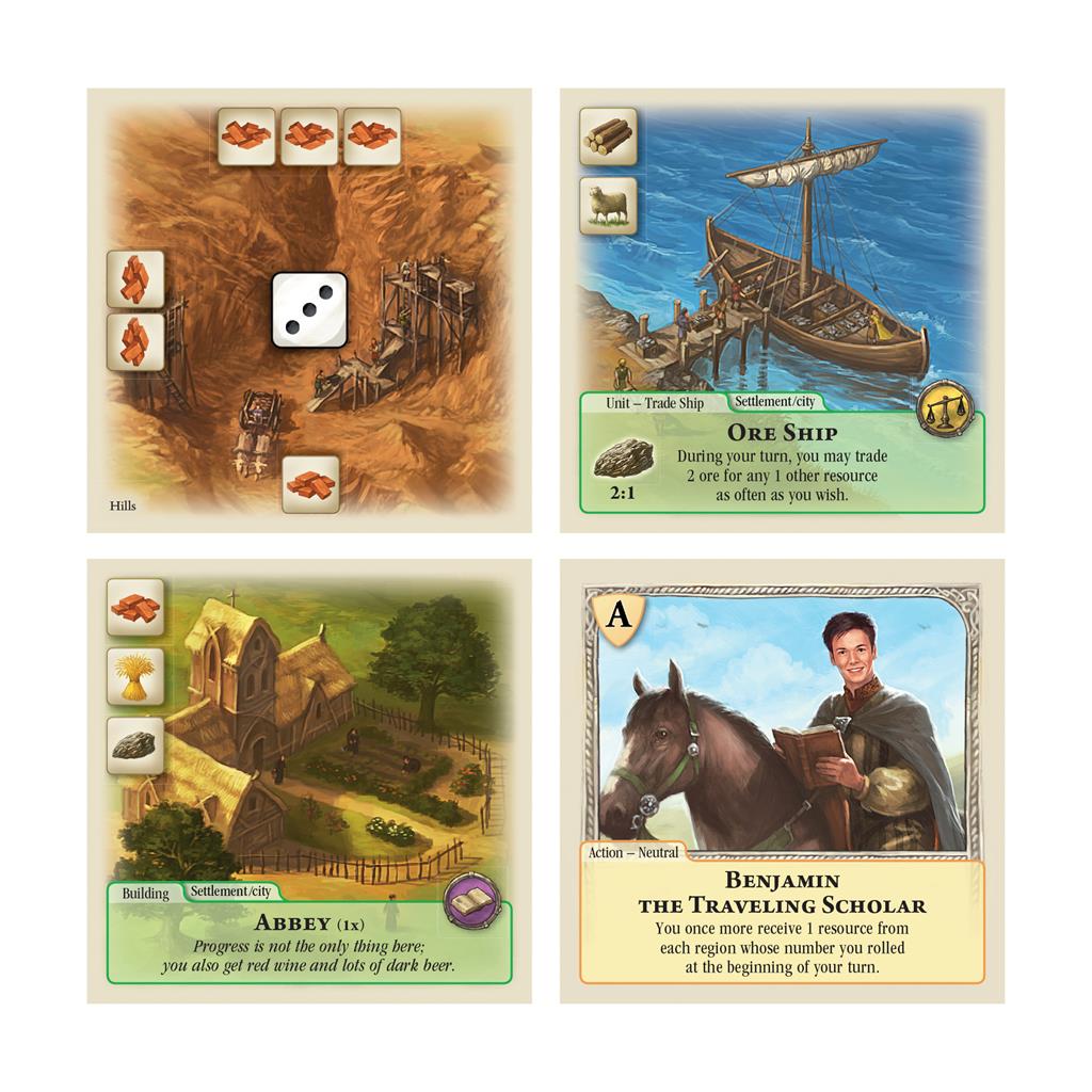 Game - Rivals For Catan: 2 Players Card Game Deluxe