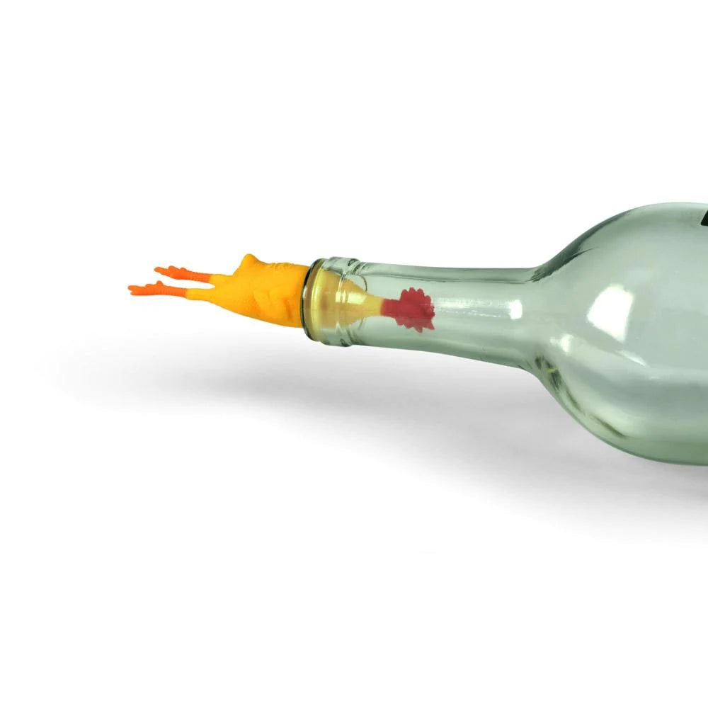 Wine Stopper - Rubber Chicken