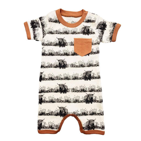 Romper (Short) - Highland Cattle