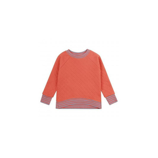 Sweatshirt - Spicy Orange Quilted