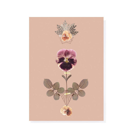 Greeting Card "Magic Pansy"