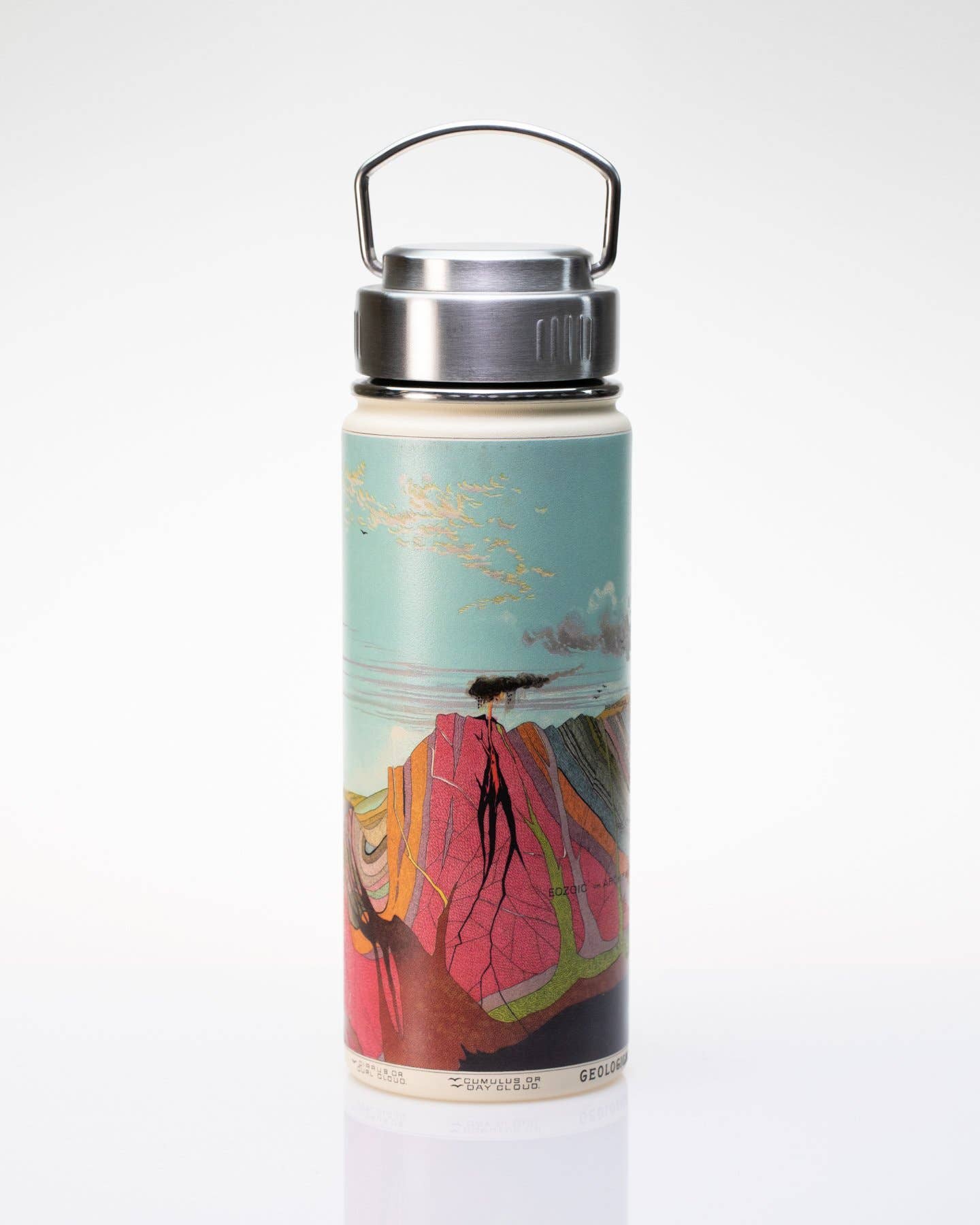 Water Bottle (Stainless Steel) - Earth's Geology 18oz