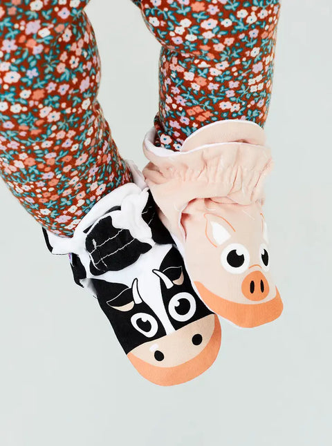 Baby Booties - Calf & Piglet