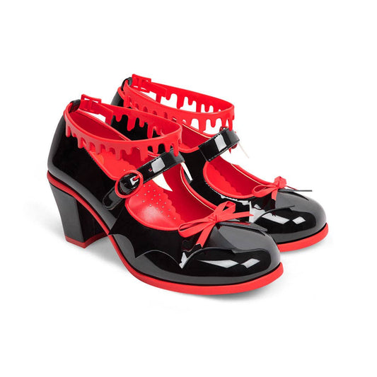 Women's Shoe - Chocolaticas® Mid Heels Mina Mary Jane Pump