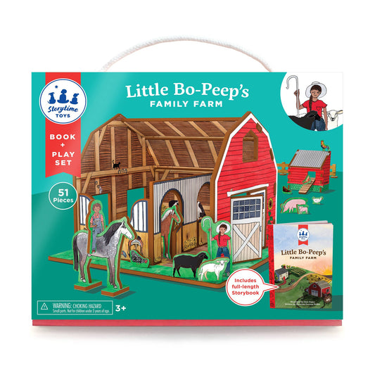 Storytime Toys - Little Bo Peep's Family Farm Book and Playset