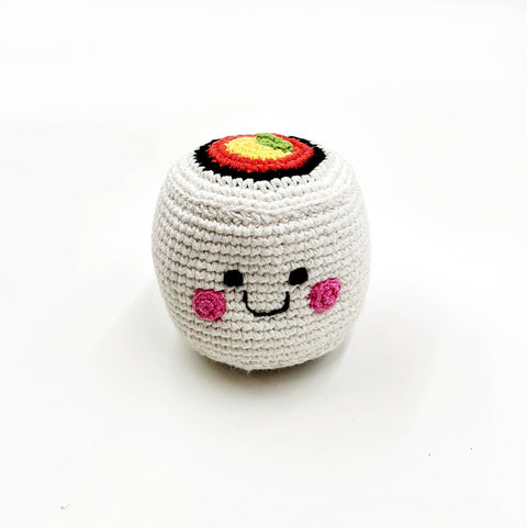 Yarn Rattle - Friendly Sushi Roll