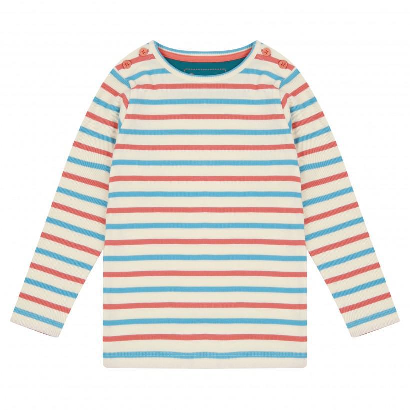 Piccalilly - Striped Rib Top (Long Sleeve)