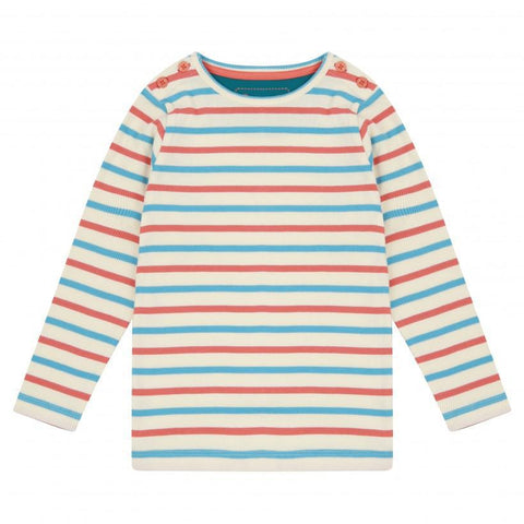 Piccalilly - Striped Rib Top (Long Sleeve)