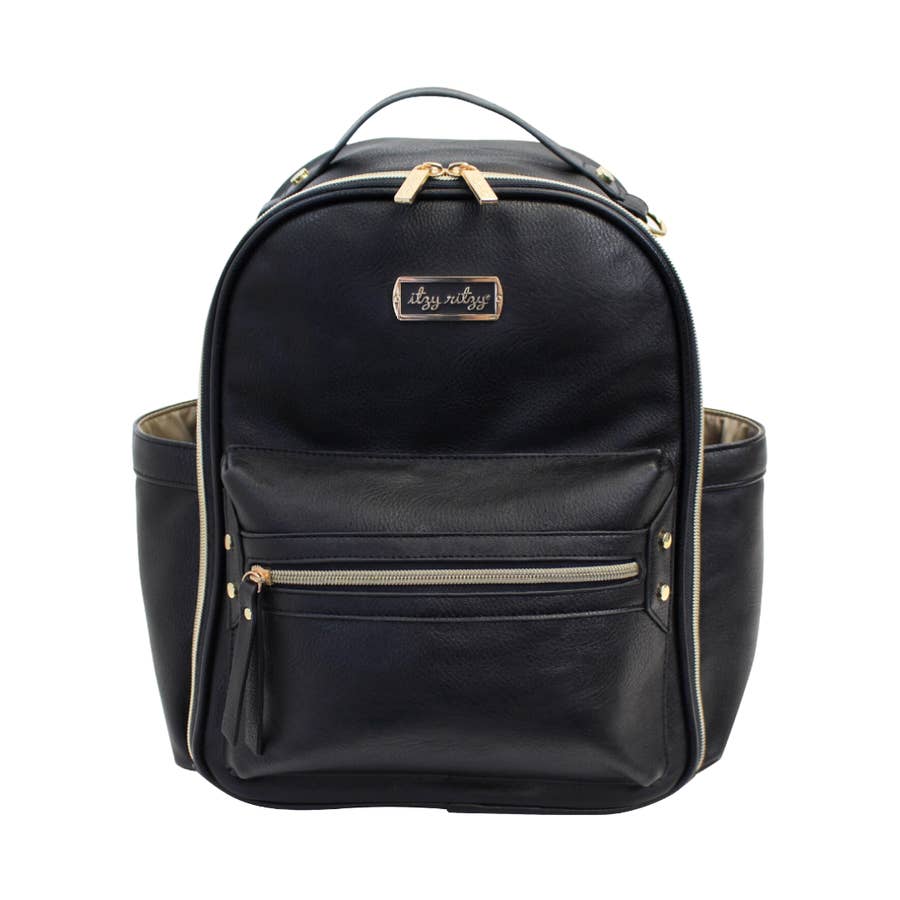 Diaper Bag Mini Backpack - Black