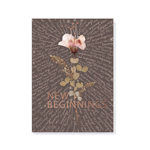 Greeting Card  -"Beginnings"