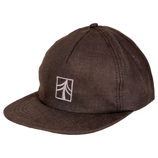Hat (Flat Brim) - Newport Black Plastic Free Strapback