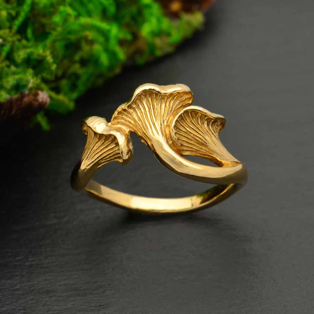 Ring - Chanterelle Mushroom Bronze