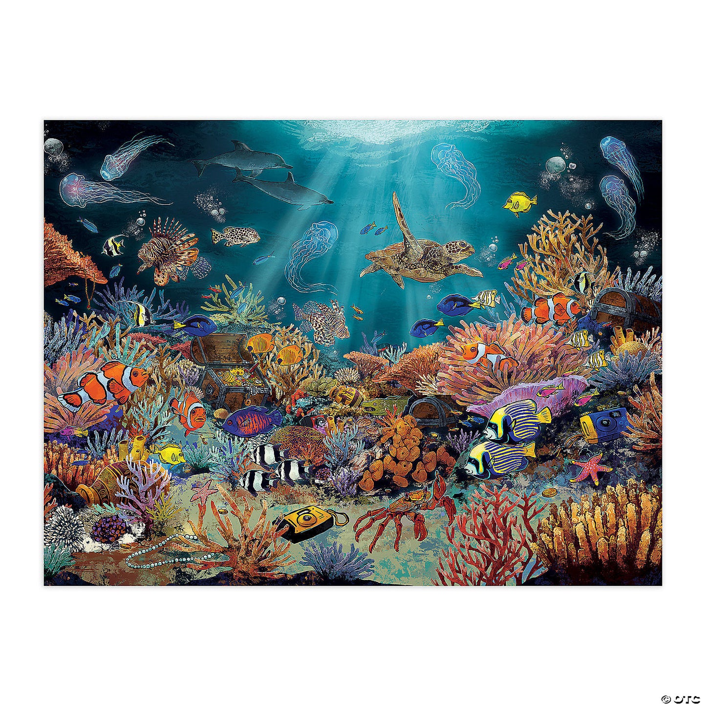 Puzzle - Seek & Find: Deep Sea Adventure Glow (100pc)