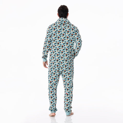 Adult Fleece Jumpsuit - Jade Sushi