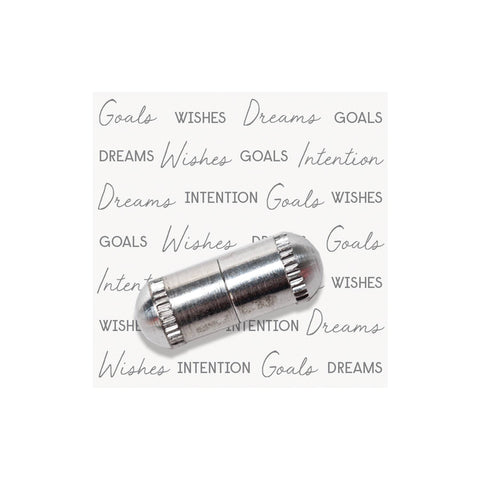 Intention Capsule - Silver