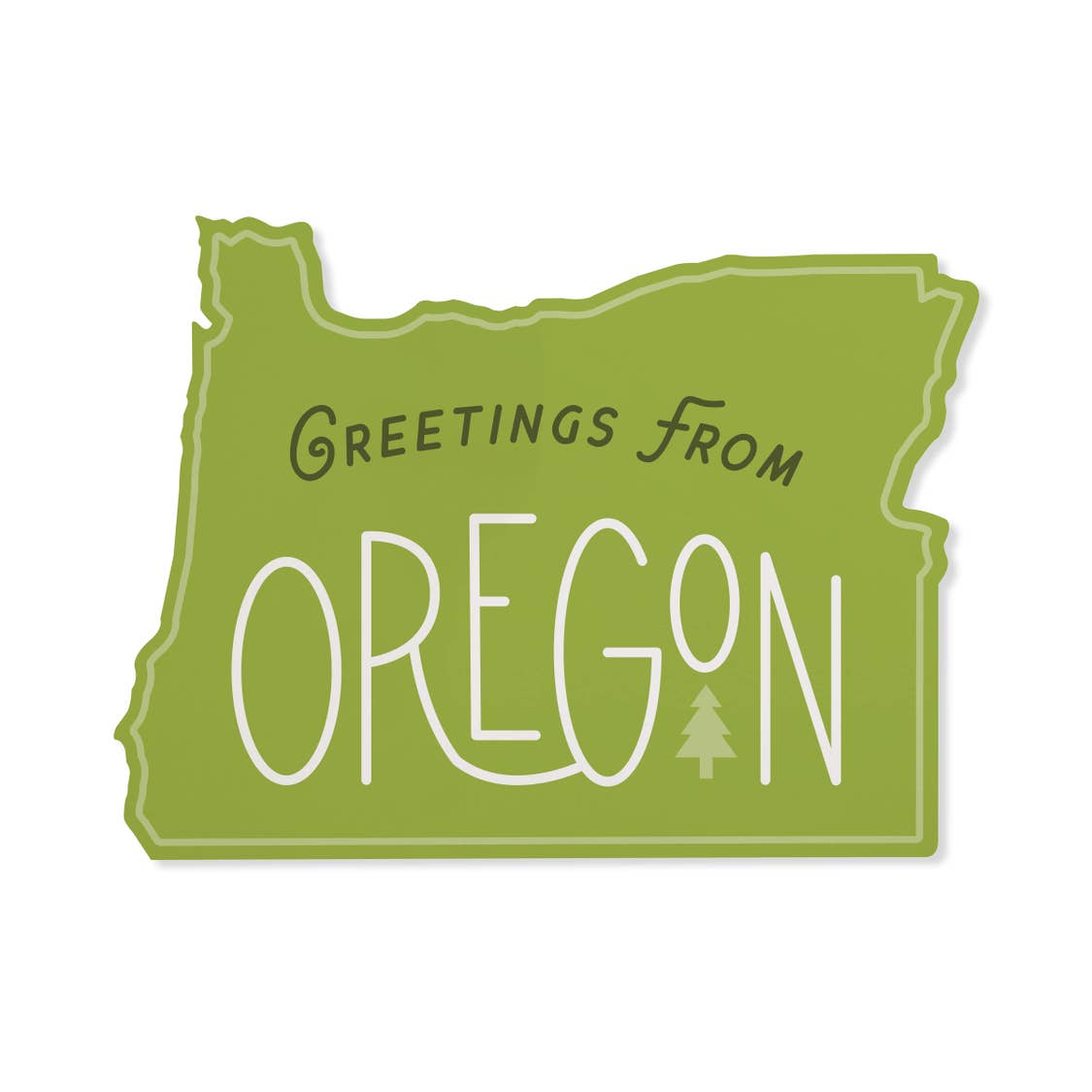 Post Card - Greetings From Oregon