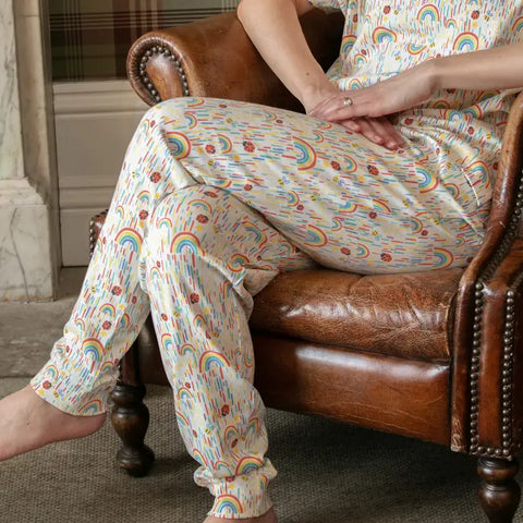 Last One - Size Small: Women's Joggers - Sun Shower