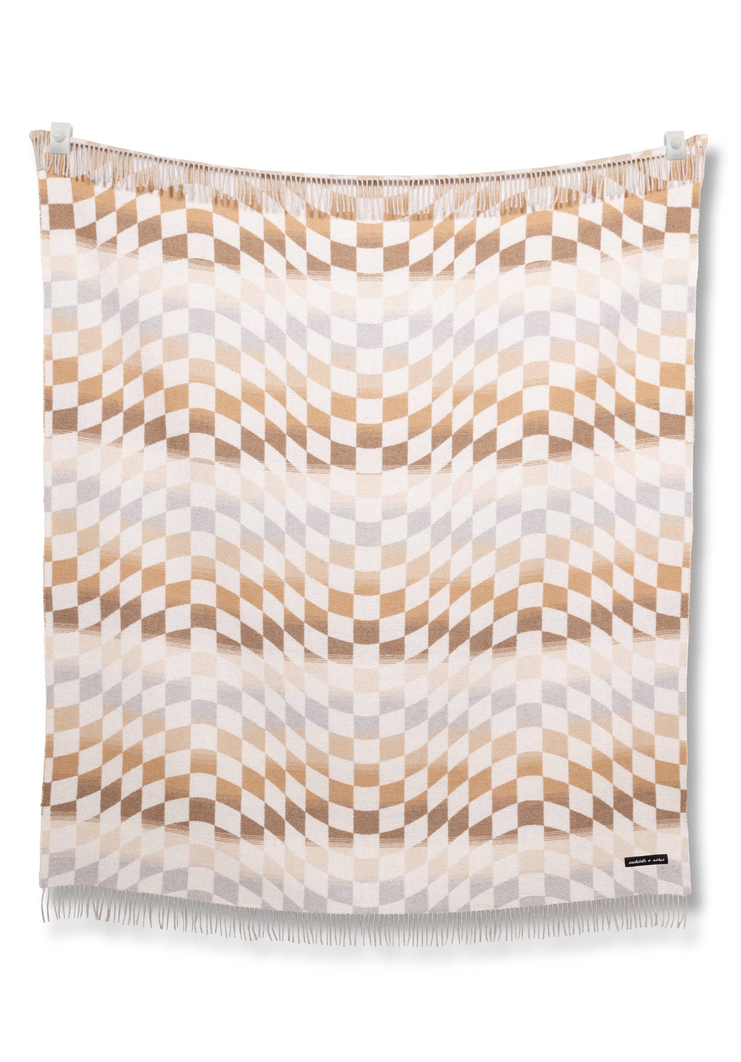 Throw Blanket - Checkered Palm Desert