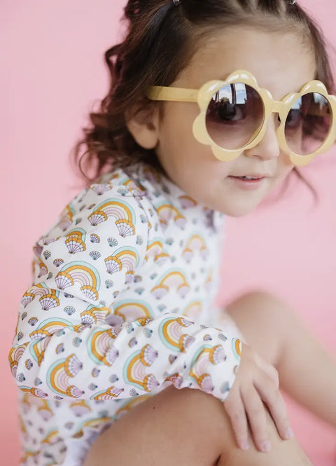 Rash Guard Swimsuit - Sally Sells Seashells