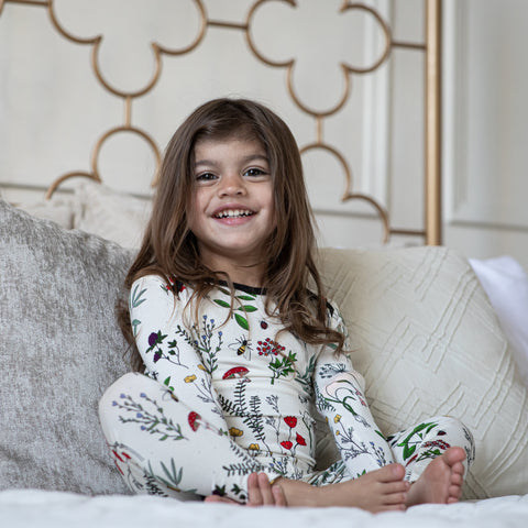 2 Piece Pajamas (Long Sleeve) - Botanical