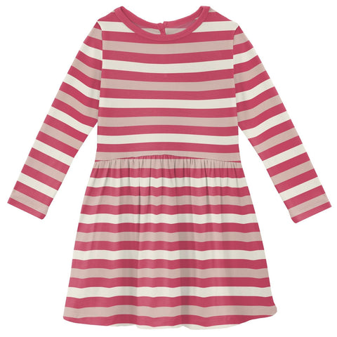 Last One - Size 4T: Twirl Dress (Long Sleeve) - Hopscotch Stripe Windy Woman Inc Family of Stores Last One - Size 4T: Twirl Dress (Long Sleeve) - Hopscotch Stripe Windy Woman Inc Family of Stores