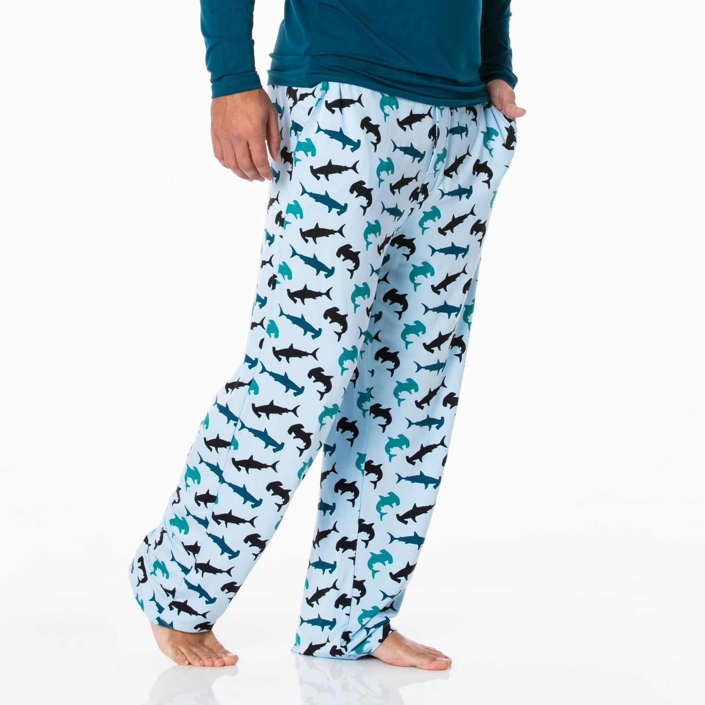Last One - 2XL: Men's Pajama Pants - Pond Hammerhead