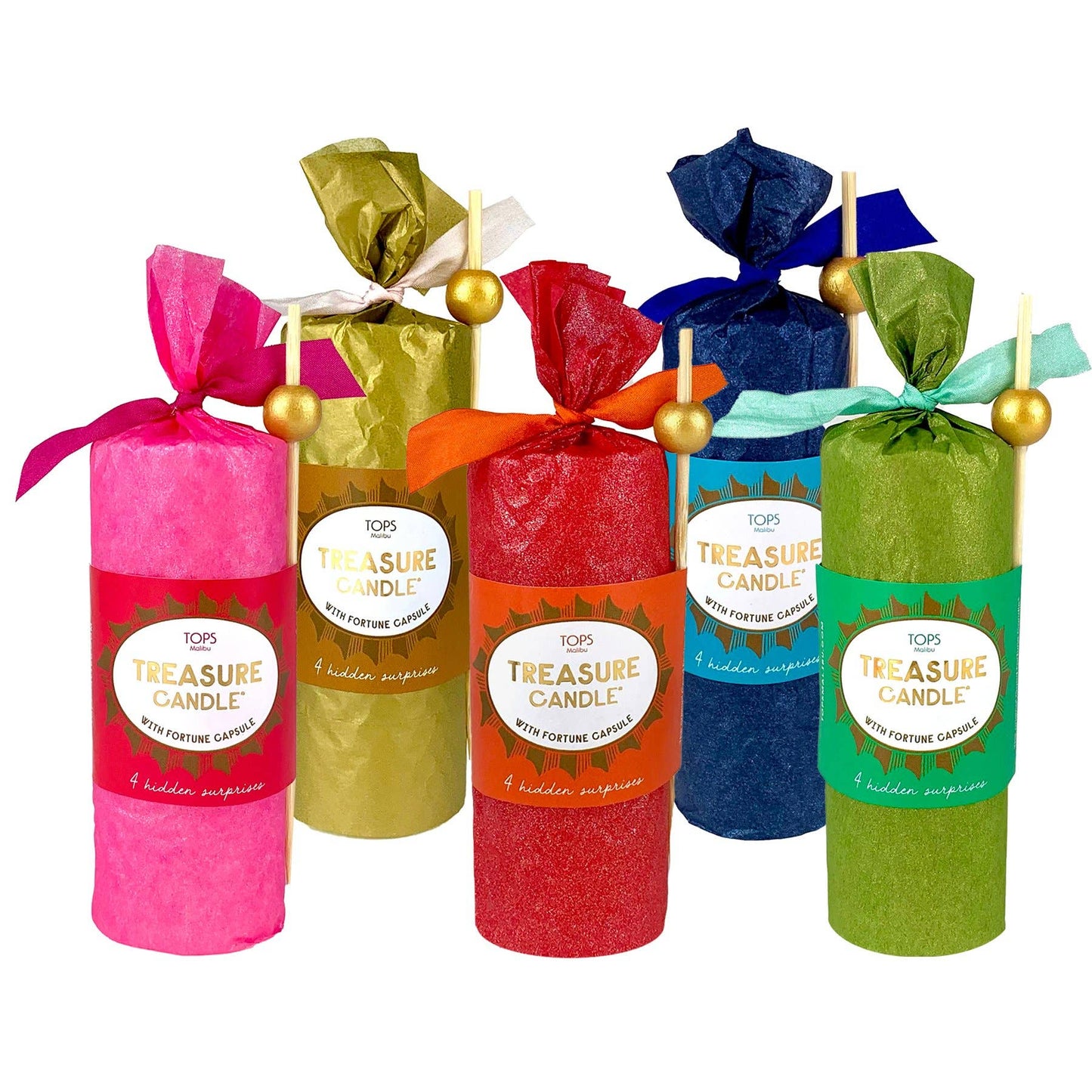 Beeswax Treasure Candle® 4" - Assorted Colors