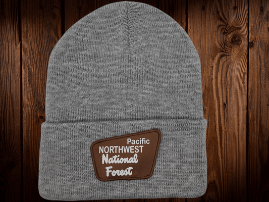 Beanie Hat - Pacific Northwest National Forest Grey