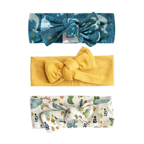 Headband Set - Ocean Friends & Manatee