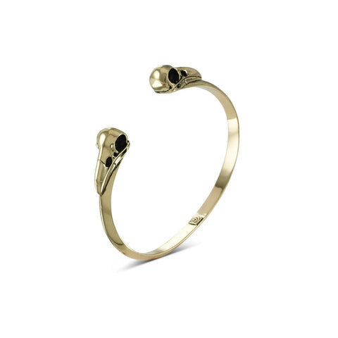 Jewelry - Raven Skull Cuff (Bronze)