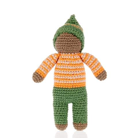 Yarn Rattle - Organic Yarn Pixie