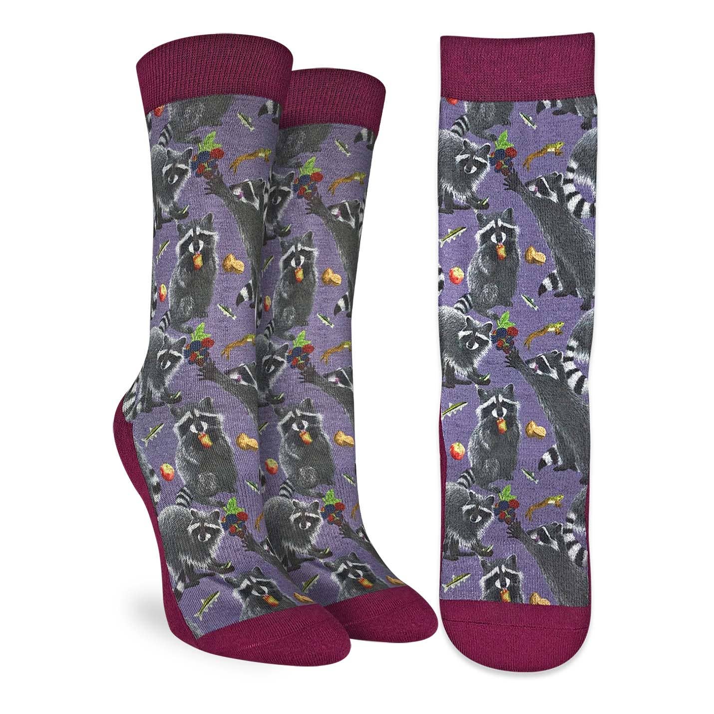 Women's Socks - Hungry Raccoons