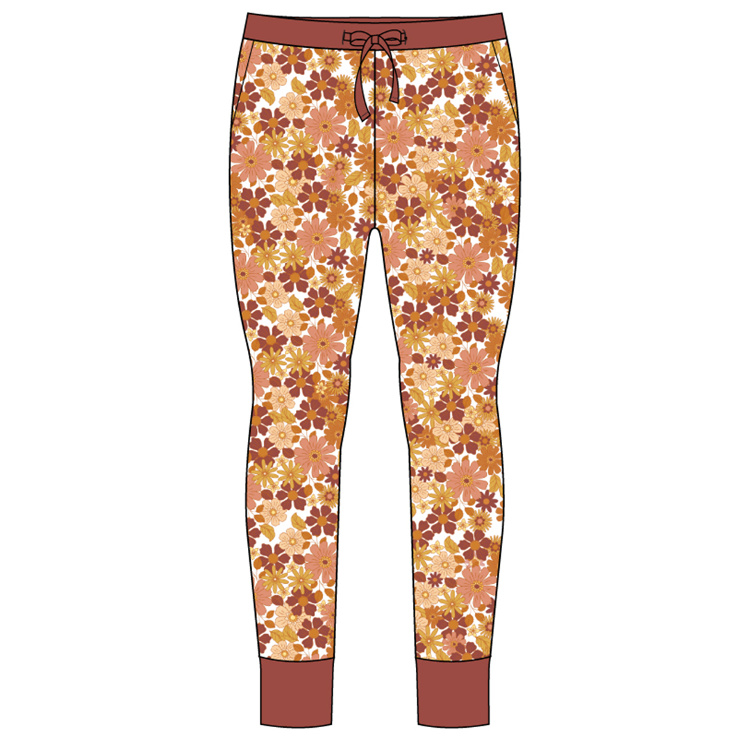 Women's Joggers - Fall Floral