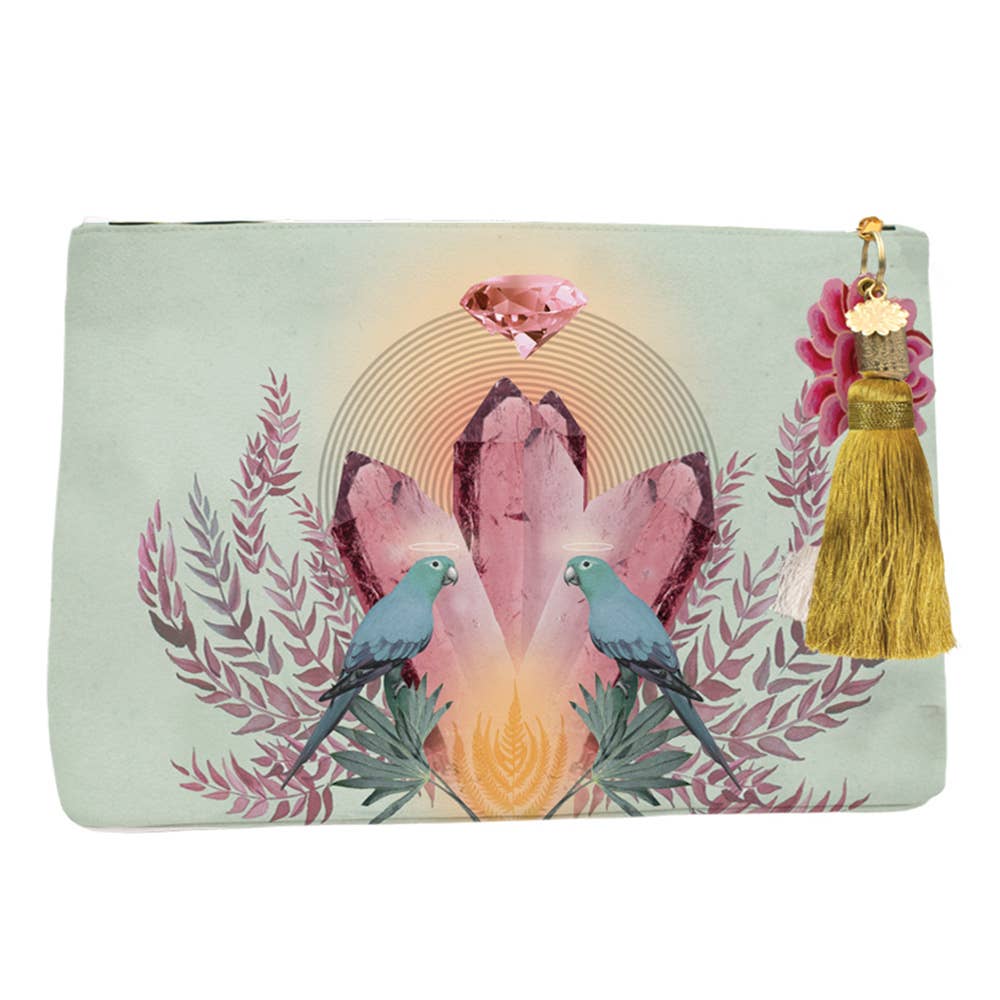Large Tassel Pouch - Crystal Fate