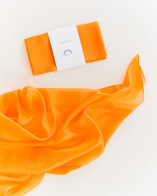 Playsilks - Orange (100% Silk, Natural)
