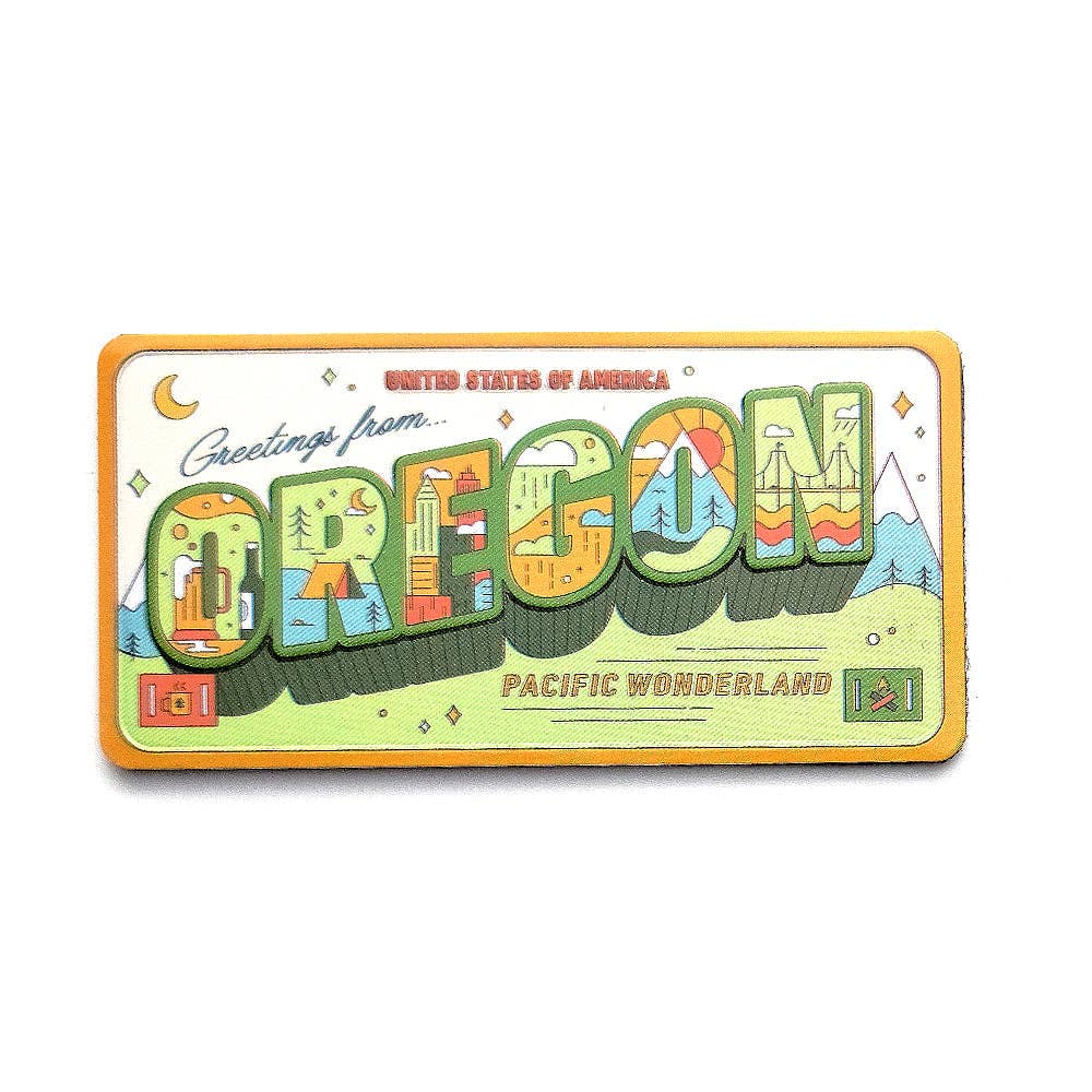 Magnet - Greetings From Oregon License