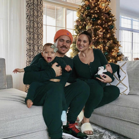 2 Piece Pajama - Organic Thermal (Pine)