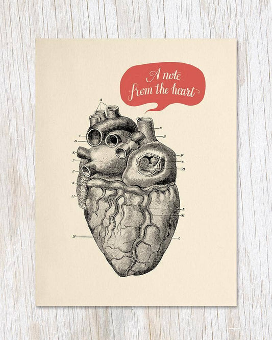 Greeting Card - A Note From the Heart