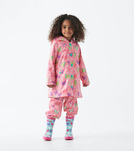 Color Changing Rain Coat - Dainty Butterflies