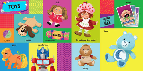 Book (Board) - First 100 Words From The 80's