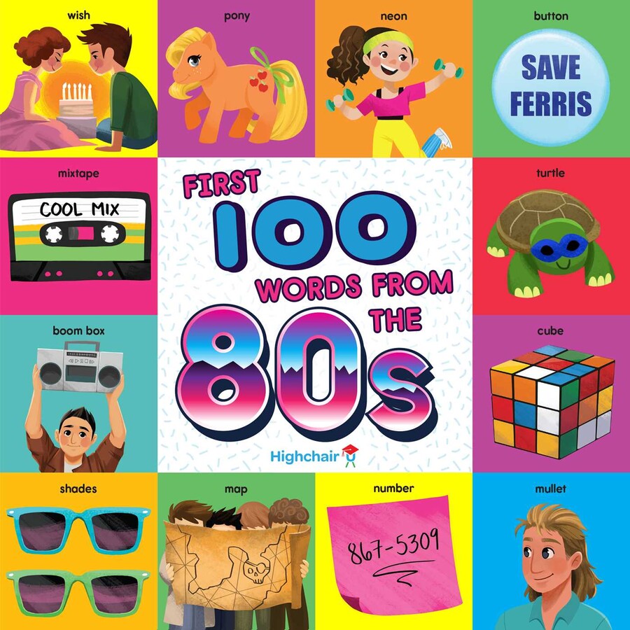 Book (Board) - First 100 Words From The 80's