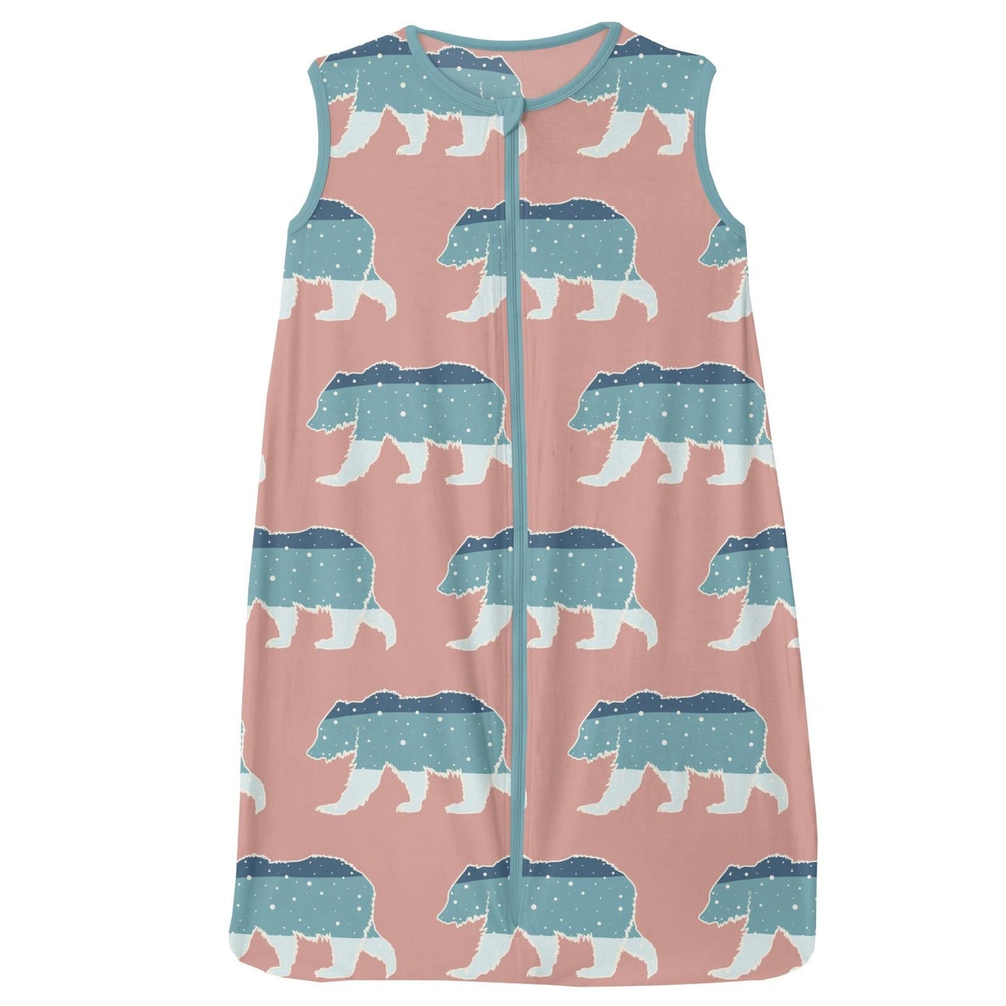 Lightweight Sleep Sack - Blush Night Sky Bear