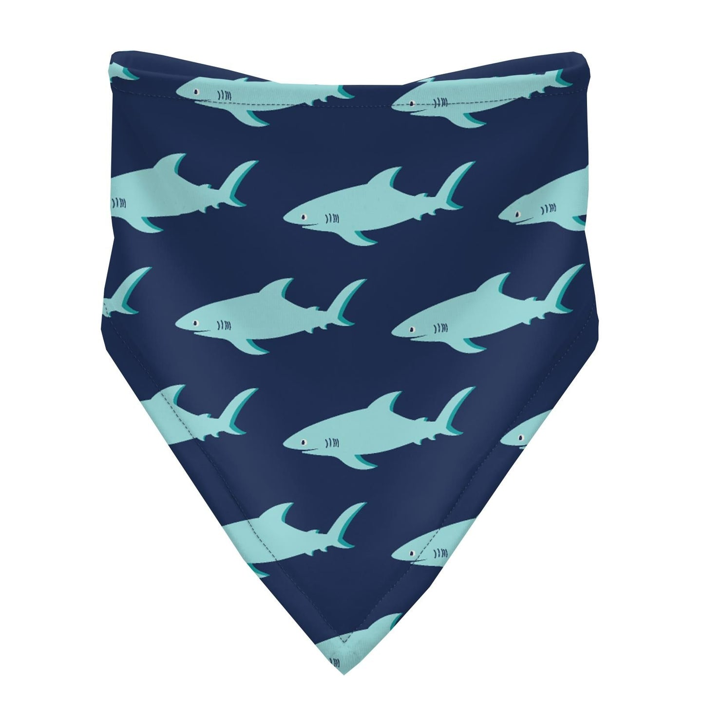 Bandana Bib - Flag Blue Sharky