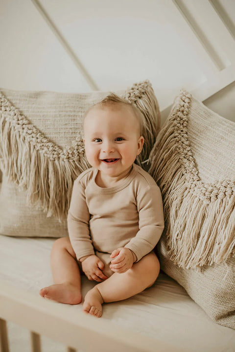 Onesie (Long Sleeve) - Oatmeal