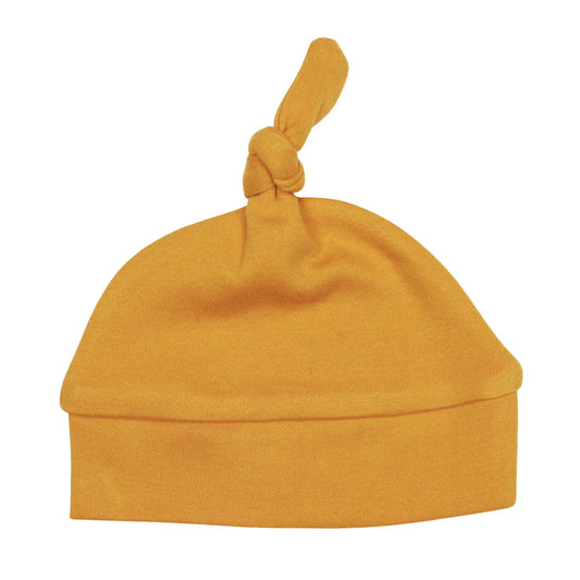Banded Hat (Top Knot) - Tangerine