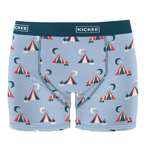 Men's Boxer Briefs - Pond Tents