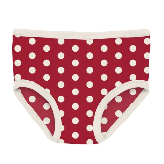 Underwear - Candy Apple Polka Dots
